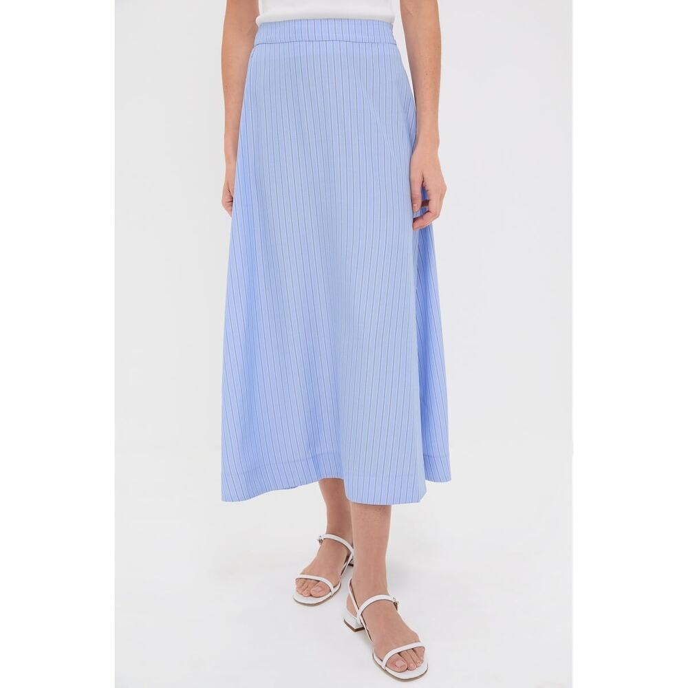 TUCKERNUCK Cornflower Blue Stripe Evelyn Skirt Size M NWT